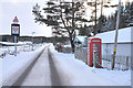 Phone box at Altnaharra