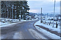 Icy roads at Lairg