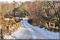 NH5844 : Minor road near Lentran by Steven Brown