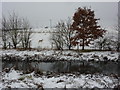 SK4667 : Stockley Brook in the snow by Andrew Hill