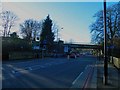 Railway bridge over road at West Dulwich Station