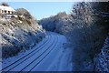 Railway cutting, South Brent