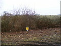 TM3671 : Gas Pipeline marker at Sibton Green by Geographer