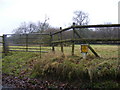 TM3764 : Gas Pipeline & field entrance on Rendham Road by Geographer