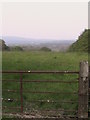 View across fields towards the Downs, from the high ground by Pond Head