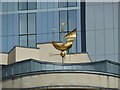 Weather vane on the roof of the new Radisson Hotel, Bristol