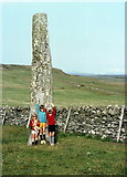 NR2167 : Standing stone near Ballinaby by Russel Wills