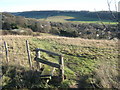 Unused stile on footpath to Alkham