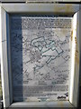 Information Board about Open Access Land near Alkham Valley