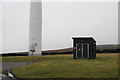 The base of Turbine 2 at Hameldon Hill Wind Farm