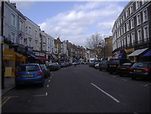 TQ2784 : Shops along Regent's Park Road, Primrose Hill by David Howard