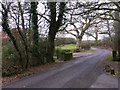 Small bridge on Scratchings Lane