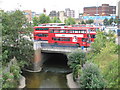 The confluence of the River Ravensbourne and the Quaggy River