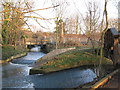 The confluence of the River Ravensbourne and the Pool River