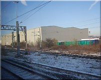 SP5175 : Warehouse by the West Coast Main Line, Rugby by N Chadwick