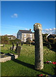 SW6721 : Ancient cross in Cury churchyard by Rod Allday