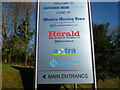 SX4959 : Plymouth : Derriford - Western Morning News Sign by Lewis Clarke