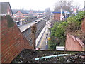 Urmston Station from the old stairs