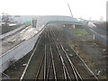 Metrolink bridge at Thorpes Bridge junction