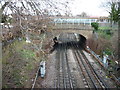 The underground lines at Osterley Station