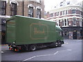 Harrods delivery van in Old Brompton Road