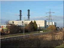 TF2624 : Spalding power station - A view from the bank of the River Welland by Richard Humphrey