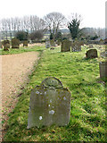TF9439 : All Saints' church in Wighton - churchyard by Evelyn Simak