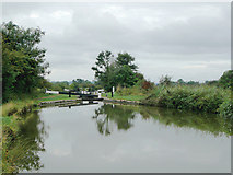 SO9465 : Worcester and Birmingham canal at Astwood, Worcestershire by Roger  D Kidd