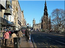 NT2573 : Princes Street, Edinburgh by Mary and Angus Hogg