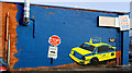 J3272 : Pizza mural, Belfast by Albert Bridge