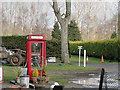 K8 Telephone box on Outney Common Caravan Park