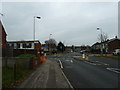 Approaching the Warren Park Roundabout in Middle Park Way