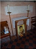 SU9503 : St Mary, Barnham:  icon by Basher Eyre