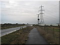 National Network Cyclepath 2 towards Jury