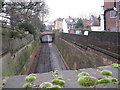 Railway line near Maze Hill station