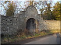 Disused gateway into Dyffryn Gardens