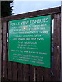 Pendle View Fisheries, Sign