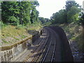 Railway line south of West Sutton