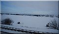 Snowscene by the West Coast Main Line near Lodge Farm