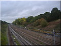 Railway line northbound from Cherry Hill