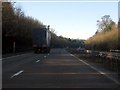 M54 Motorway in cutting near White House