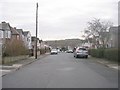 Looking down Priesthorpe Avenue