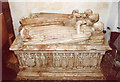 All Saints, Claverley - Tomb chest with effigies