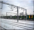 Train in the sidings north of Bletchley Station