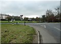 Looking from Marsh Lane onto the B2166