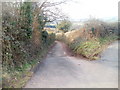 Lane from the north of Parc Seymour to the A48