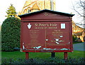 Notice board - St Peter