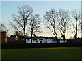 View across the Bowling Green, Hale, Trafford