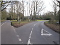 Road junction north of Chobham