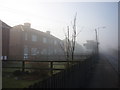 Bedale Road, Aiskew on a misty morning